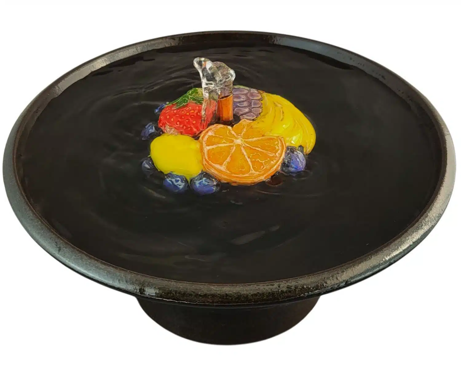 Fruit Medly Enhanced Style Ceramic Cat Fountain (8 Cup)