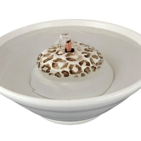 Leopard Print Original Style Cat Drinking Fountain (11 Cup)