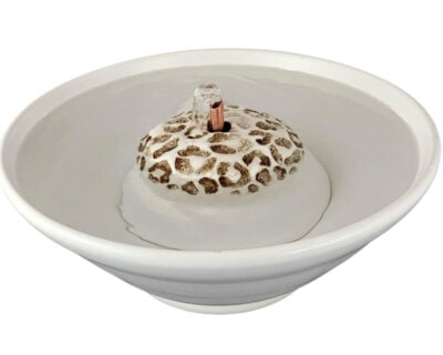 Leopard Print Original Style Cat Drinking Fountain (11 Cup)