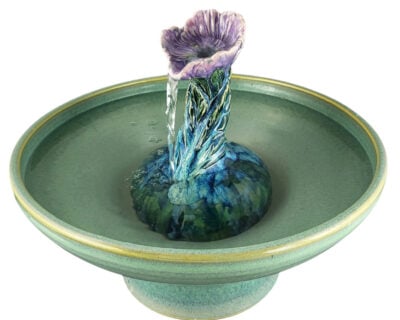 Lavender Poppy Enhanced Style Cat Water Fountain  (10 Cup)