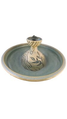 Leaf Piazza Enhanced Style Ceramic Cat Fountain (8 cups)