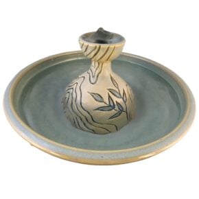 Leaf Piazza Enhanced Style Ceramic Cat Fountain (8 cups)
