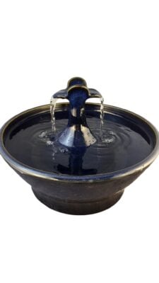 Two Spout Clover Enhanced Style Cat Drinking Fountain (10 cup)