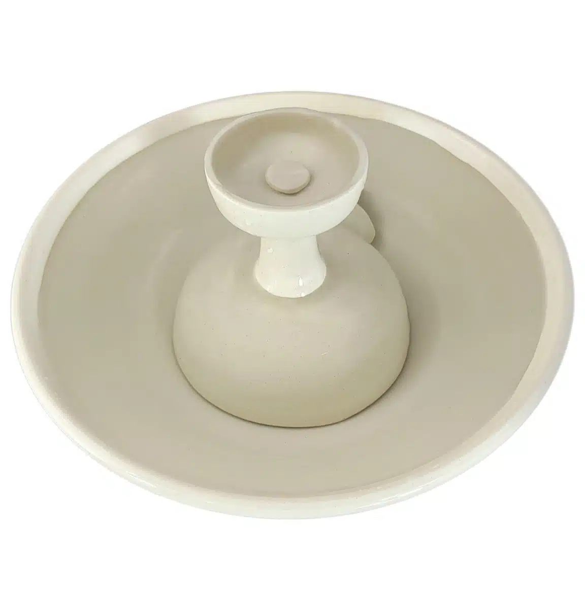 Piazza Original Style Ceramic Cat Fountain (9 cups)