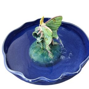 Luna Moth Enhanced Style Cat Drinking Fountain (12 Cup)