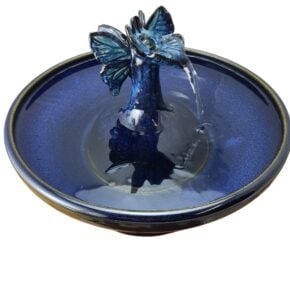 Three Butterflies Cat Drinking Fountain (11 Cups)