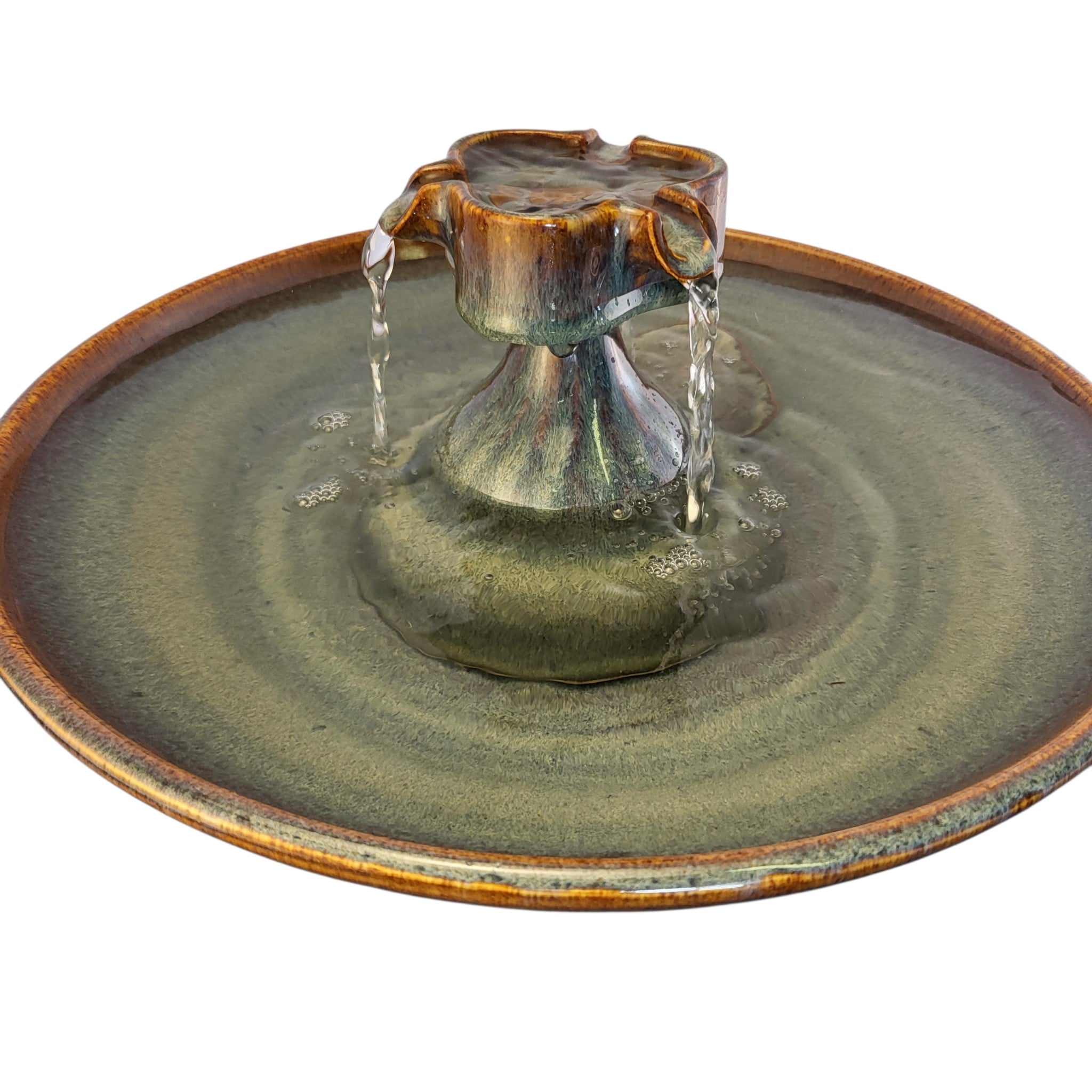 Three Spout Piazza Cat Drinking Fountain (10 Cups)