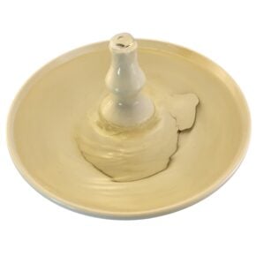 Candlestick Geyser Ceramic Cat Fountain (10 cups)