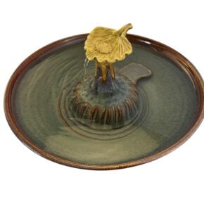 Ginkgo Cat Water Fountain  (13 Cup)